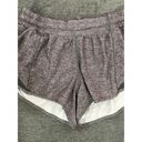 Lululemon  Gray Hotty Hot Shorts, 2.5" Heather Lux Multi Black Size 6 EUC Photo 2