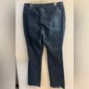 Coldwater Creek  Women’s Dark Wash Straight Leg Jeans Size 16 Photo 1