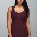 Lululemon Womens Tank Top Wrappers Delight Tank Sz 4 Burgundy New with Tags NWT Photo 0