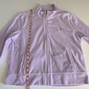 Juicy Couture Juicy by  Lilac Sky Purple Terrycloth Y2K Zip Up Sweatshirt XL Photo 4