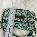 Vera Bradley 🔥 Mint Green Leaf Organizer Crossbody Wristlet Wallet Photo 9