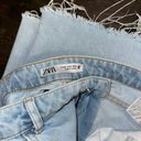 ZARA Belted High Rise Cropped Wide Leg Jeans Photo 5