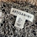 Artisan NY  Womens Open Front Knit Marled Long Cardigan Sweater Brown Large NWOT Photo 5