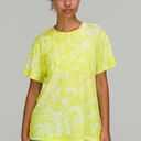 Lululemon - All Yours Cotton T-Shirt Tie Dye Marmoleado Tie Dye Highlight Yellow Photo 0