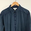 Treasure & Bond  Crepe Blue Button Up Photo 1