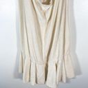 Ralph Lauren  Ivory Terry Empire-Waist Halter Cover-Up Dress Size Small Photo 3