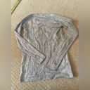 Lululemon  Run Swiftly Long Sleeve Gray Shirt Size 8 Bin 236 Photo 5