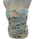 Modcloth  The Ava One-Piece Swimsuit New Plus floral halter swimsuit Sz 1X Photo 3