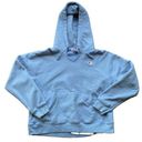 Champion Vintage  Reverse Weave Light Blue Size Large V Neck Hoodie Photo 0