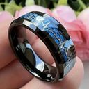 Unisex 8MM Multicolor Stainless Steel Ring 9 Photo 3