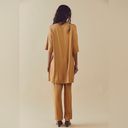 Free People New  two-piece lounge set oversized shirt SZ XS SUN RAY SLIT TEE SOFT Photo 1