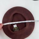 Pacific&Co Dorfman Pacific  Brown 100% Wool Beret Hat Handmade Dorfman Pacific Photo 4