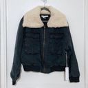 Young Fabulous and Broke  Earhart Sherpa Collar Cropped Puffer Jacket Size L NWT Photo 62