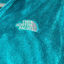 The North Face - Osito Fleece Jacket in Teal Blue- Size Medium Photo 4