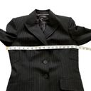 Anne Klein  Suit Black Pinstripe 2 Button Closure Career Blazer Jacket Size 4P Photo 11