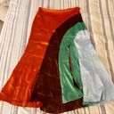 Free People Side Slit Colorblock Skirt Photo 0