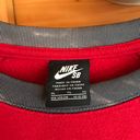 Nike ESSENTIAL RED/BLACK  GRAPHIC SWEATSHIRT PULLOVER Photo 2