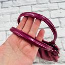 Mulberry NEW‎ Beijo Just Hold Me  Razzbery Purse Handbag Patent Leather Trim Pink Photo 5