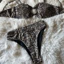 Sommer Ray  Leopard Bikini Set Ring Linked Cami Top & High Waisted SZ medium NWOT Photo 5