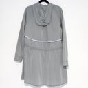 Lululemon  Rare Grey Long Windbreaker Jacket Rain Jacket Size 10 Photo 5