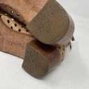 Loeffler Randall  Ione Beach Tan Leather Perforated Peep Toe Ankle Boots Shoes 6 Photo 14