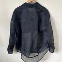 Pilcro Sheer Buttondown Blouse Sz S Photo 3