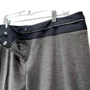 Lane Bryant  Womens Trouser Pants Size 16 Gray Straight Flat Front Stretch Career Photo 1