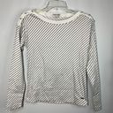 Lacoste  Women's Striped Boat Neck Long Sleeve T-Shirt White & Black Size 40 Photo 0