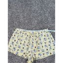 American Eagle vintage y2k  pj loungewear shorts yellow floral cotton S coquette Photo 5