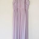 Donna Morgan New  Skye Ruffles Cutaway Halter Pink Gown Women's Size 18 Photo 6