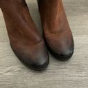 Krass&co YKX &  Brown Leather Heeled Boots Boho Western size 38 / 7-7.5 RARE Photo 7