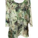 Live and let live  Green Leaf Camo Overlay Blouse S Photo 0