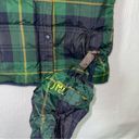 J. McLaughlin ‎ | Dark Green & Navy Plaid Reversible Down Vest Photo 5