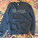 Tri Delta Blue Crewneck Sweatshirt Size M Photo 0