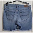 Lee  Regular Fit Bermuda Mid Rise Jean Shorts Size 10 Photo 1