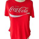 Coca-Cola NWT  Red Logo Short Sleeve Summer T Shirt Top ~ Women's Size 2XL (19) Photo 0