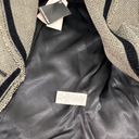 Banana Republic Womens  Petite Jacket Size 2P Gray Black Blazer Two Buttons Photo 4