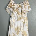 Michael Stars NWOT  Tara Gauze Ruffle Strapless Maxi Dress Brushed Cotton XS Photo 5