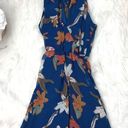 Sienna Sky Floral Blue Keyhole Shift Dress Photo 4