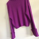 Nine West  Purple Turtleneck Sweater Size M Photo 9