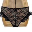 H.I.P.  & Curves Black Lace Bodysuit Style 50222 1X Plus Size Lingerie Photo 5