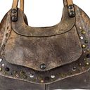 Patricia Nash  Ergo Chocolate Distressed Satchel Photo 1