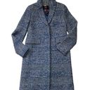 J.Crew NWT  Wool Topcoat in Navy Ivory Plaid Coat 0 Photo 1