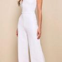 Lulus Edith White Strapless Wide-Leg Jumpsuit Photo 0