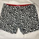 Isaac Mizrahi  Black and White Pattern Shorts Photo 1