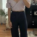 Sim & Sam Gingham Crop Top Photo 5