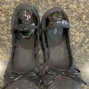 Michael Kors NEW MICHAEL‎  City Denim Ballet Flat Black Slip On Glitter Photo 3