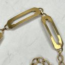 The Bar Gold Tone Open Chain Link Belt Size XS Small S Photo 7