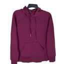 Athletic Works Deep Plum Soft Fleecy Inside Pullover Hoodie Wm XS 0-2 Photo 0