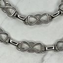 infinity Silver Tone  Symbol Bow Chain Link Belt Size Small S Photo 2